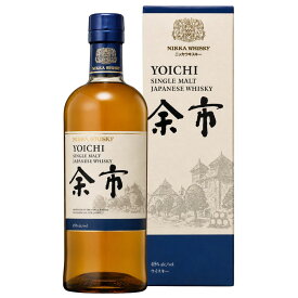 ニッカ シングルモルト 余市 45% 700ml 箱付 ウイスキー ギフト対応可 ラッピング 熨斗 誕生日 プレゼント お祝い [[wrap04]