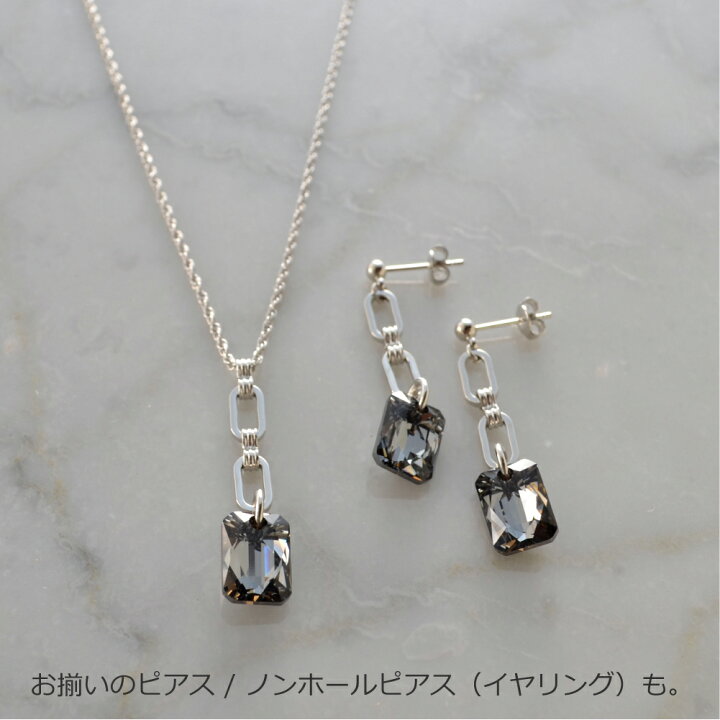 楽天市場】スワロフスキー オクタゴナル ネックレス R-days クリスタル 