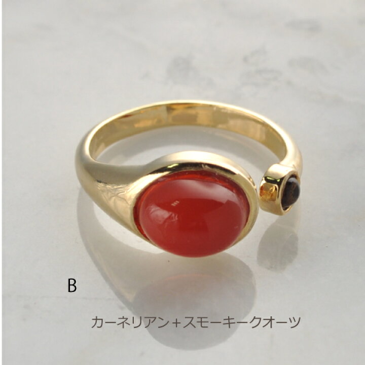 楽天市場】erinさんコラボ 天然石オーバルカボションリング えりんさん  