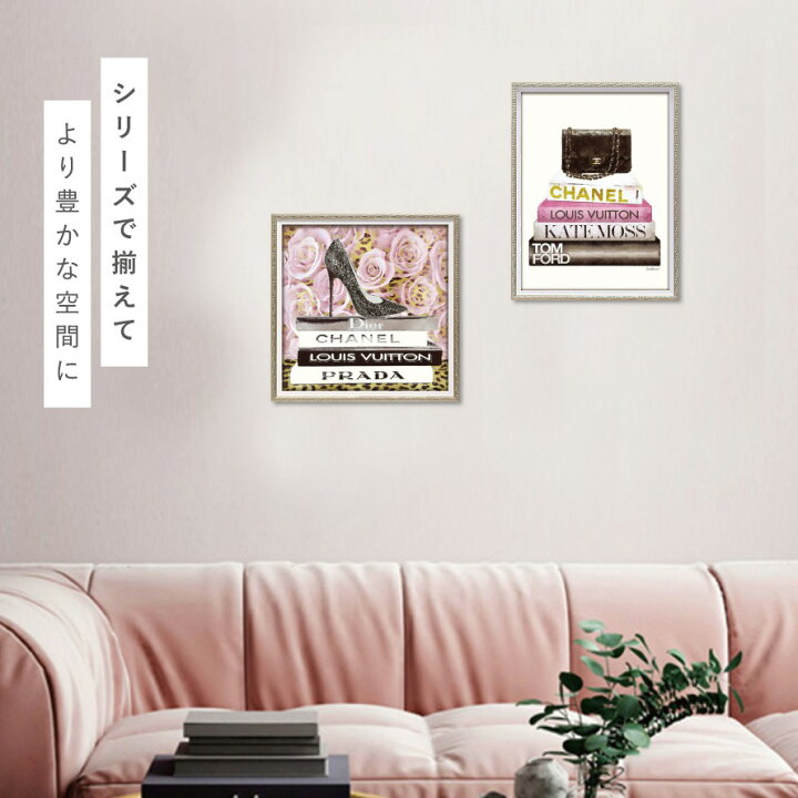 楽天市場】【5％OFF＋最大P38倍】アートパネル ブランド シャネル 
