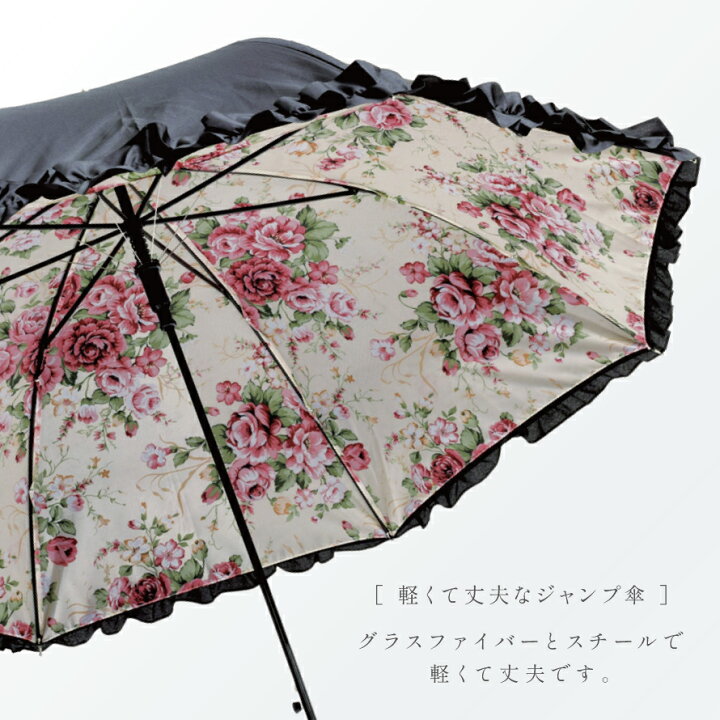 傘 レディース おしゃれ アート ギフト ジャンプ傘 プレゼント ローズlemonギフト 名画 名画木製ジャンプ傘 柄 母の日 絵 絵画 贈り物 長傘 雨傘 アウトレットセール 特集 雨傘