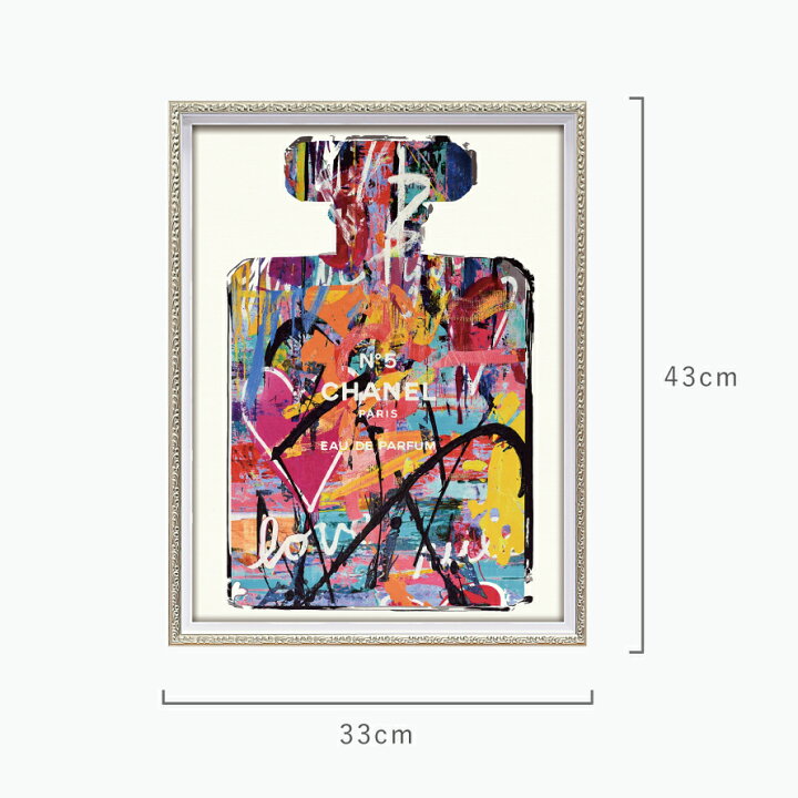 楽天市場】【5％OFF＋最大P36.5倍】アートパネル ブランド シャネル  
