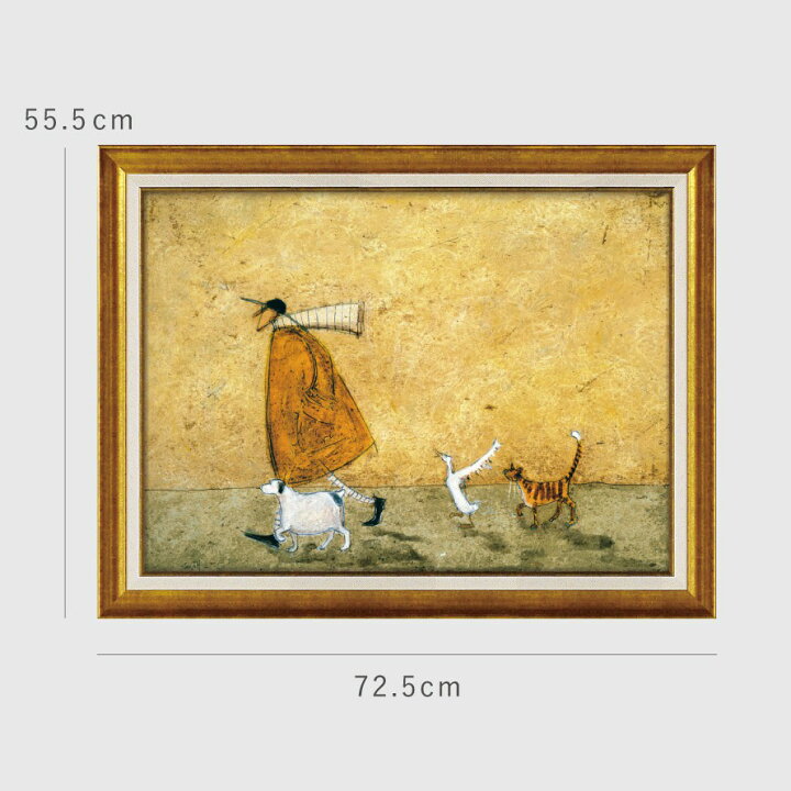 楽天市場】【5％OFF＋最大P36.5倍】サムトフト 絵画 絵 72.5×55.5cm 