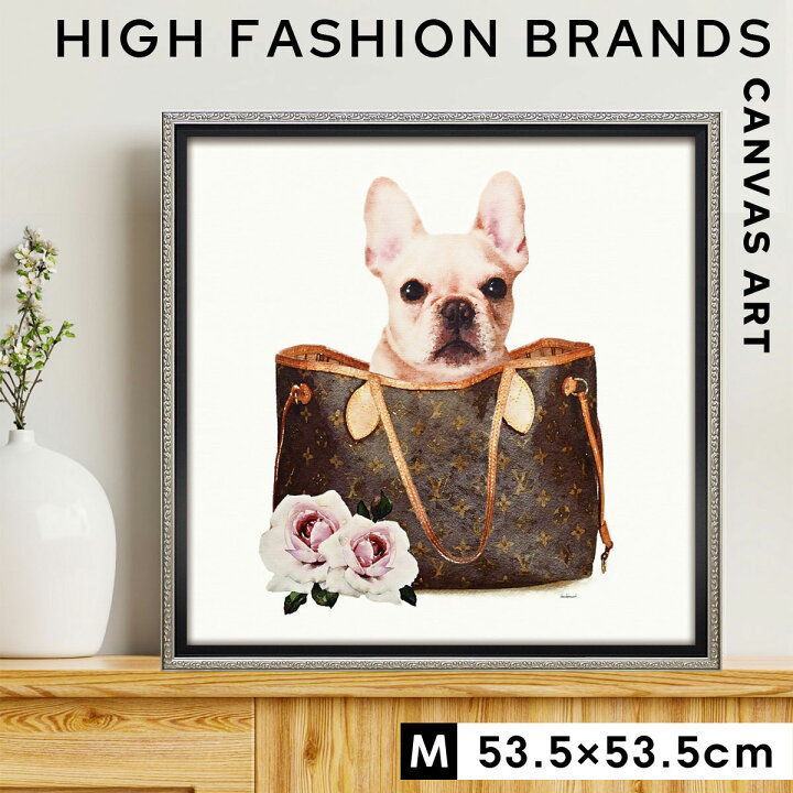 楽天市場】アートパネル ブランド ルイヴィトン LOUIS VUITTON 犬 M 