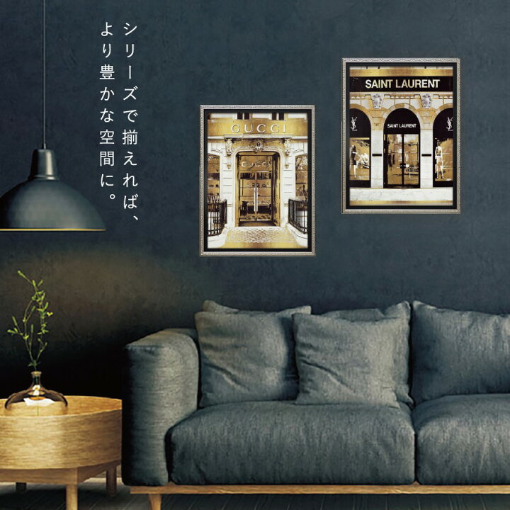 楽天市場】【5％OFF＋最大P36.5倍】アートパネル ブランド グッチ 