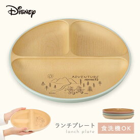 ディズニー 食器 ワンプレート 丸皿 25cm 仕切り プレート ミッキー 抗菌加工 食洗機対応 レンジ対応 割れない 日本製 おしゃれ Disney ディズニー mA 抗菌ランチプレート