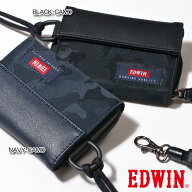 財布 子供 迷彩 キッズ EDWIN エドウィン マジックテープ パスケース カモフラ カモ柄 子供 小学生 ウォ…