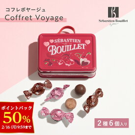 【50％ポイントバック！2/16 9:59まで】【A配送】セバスチャン・ブイエ コフレボヤージュ バレンタイン 洋菓子 冬ギフト チョコレート ギフトBOX 詰め合わせ 贈り物 通販 ショッパー付き トリュフ バレンタイン バレンタインチョコ 義理 子供 本命 2026 プチギフト おしゃれ