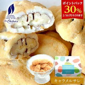 【30％ポイントバック！2/16 9:59まで】【A配送】シェ・シバタ ペカンナッツショコラ（キャラメルサレ） 手土産 お返し 会社 ご褒美 高級 プレゼント お菓子 ギフト スイーツ シェ シバタ お返し チョコレート かわいい プチギフト 人気 バレンタイン 2026 義理 本命 子供