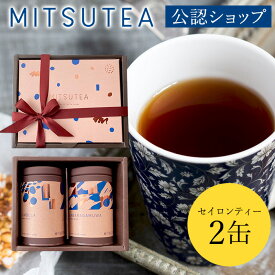【B配送】 MITSUTEA 紅茶 ギフト セイロンティー2缶ギフト 贈り物 プレゼント 通販 紅茶セット ティーパック ティーバッグ お祝い お礼 プチギフト 食べ物 ブランド プレゼント