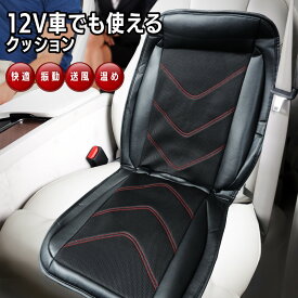 12V車でも使える「快適、振動・送風・温めクッション」CM-K01