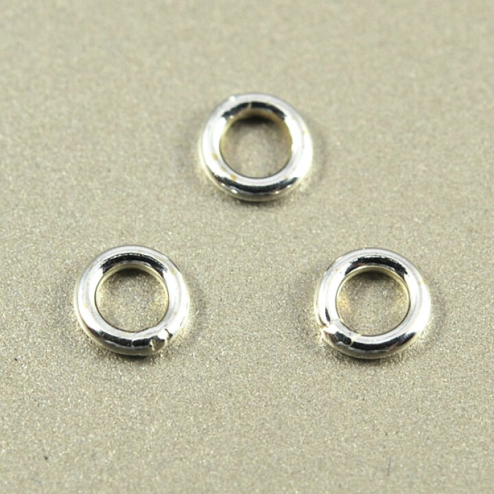 楽天市場】ロウ付け 丸カン 3mm シルバーパーツ 5個 : 銀石 