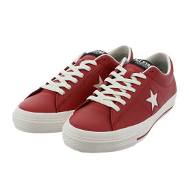 コンバース ゴルフシューズ ONE STAR GF SC RED (33500290) メンズ ゴルフ シューレース式スパイクレスシューズ 2E : レッド Converse