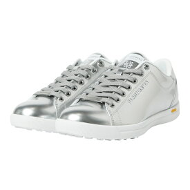 セントアンドリュース レディース ゴルフシューズ Vibram スパイクレスシューズ (0423992306) シューレース式スパイクレスシューズ : シルバー St ANDREWS imbkk