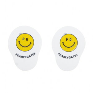 パーリーゲイツ ゴルフ ラウンド小物 にこちゃんモチーフ シューズクリップ マーカー付/TEEホルダー (0530184243) PEARLY GATES