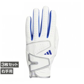 3枚セット アディダス ゴルフウェア ゴルフグローブ ZG 23 右手 ゴルフグローブ メンズ adidas