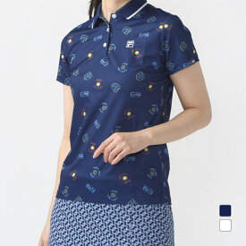 フィラ レディース ゴルフウェア 半袖シャツ 春 夏 半袖ポロシャツ (753610) FILA