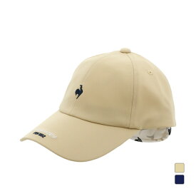 ルコックスポルティフ ゴルフ レディース ゴルフウェア キャップ 春 夏 日よけ付きキャップ (QGCXJC03W) le coq sportif GOLF