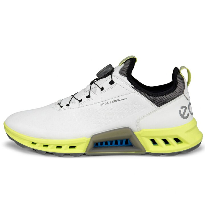 ECCO BIOM C4 エコーゴルフシューズ ホワイト/イエロー｜シューズ(男性用)