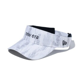 ニューエラ ゴルフウェア サンバイザー 春 夏 GF VISOR BRUSHED T CAMO WHI (14109154) メンズ NEW ERA