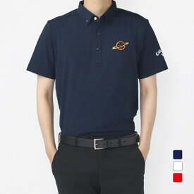 キャロウェイ ゴルフウェア 半袖シャツ 春 夏 Pizza Planet ストレッチ天竺半袖シャツ (C23134145) メンズ Callaway