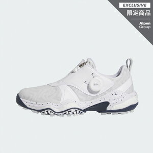 アディダス ゴルフシューズ レディース ウィメンズ コードカオス 25 ボア (IH5173) ゴルフ シューレース式スパイクレスシューズ 2E : ホワイト×ネイビー adidas imbkk