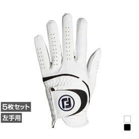 5枚セット フットジョイ ゴルフウェア ゴルフグローブ ウェザーソフ FGWF23 左手用 メンズ FOOT JOY FJ