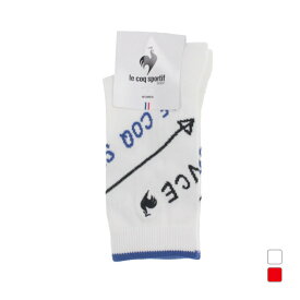ルコックスポルティフ ゴルフ レディース ゴルフウェア ソックス 秋 冬 シーズンモチーフ柄 レギュラー丈ソックス (LG4FO03L) le coq sportif GOLF