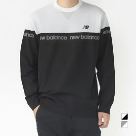 ニューバランス ゴルフウェア 長袖セーター 秋 冬 CREW NECK KNIT PULLOVER (0124270001) メンズ New Balance