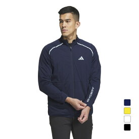 アディダス ゴルフウェア 長袖ウインドブレーカー 秋 冬 WIND.RDY 防風 撥水 ストレッチジャケット (HY0950) メンズ adidas