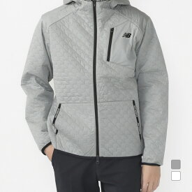 ニューバランス ゴルフウェア フーディー 秋 冬 QUILTED FULL ZIP HOODIE (0124220003) メンズ New Balance