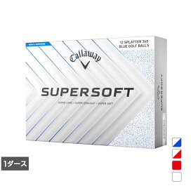 キャロウェイ SUPERSOFT 25 1ダース(12球入) ゴルフ 公認球 Callaway