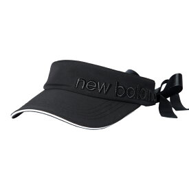 ニューバランス レディース ゴルフウェア サンバイザー 春 夏 RIBBON VISOR (0125187502) New Balance