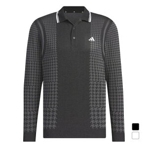 アディダス ゴルフウェア 長袖シャツ 秋 冬 PRIMEKNIT サイドシームレス 長袖シャツ (JSB97) メンズ adidas