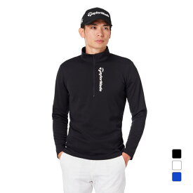 テーラーメイド ゴルフウェア 長袖シャツ グリッドハーフジップ (UN322) メンズ TaylorMade