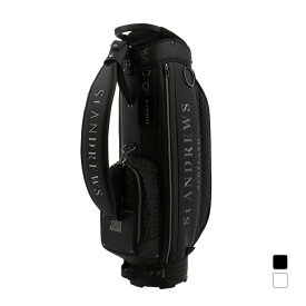 セントアンドリュース 9.0インチスリムカート型ピラミッドエンボスキャディーバッグ (0425980301) ゴルフ キャディバッグ 9型 St ANDREWS