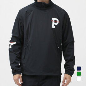 パーリーゲイツ ゴルフウェア 長袖ウインドブレーカー 秋 冬 Nyストレッチタフタ×ストレッチポンチ (0535121101) メンズ PEARLY GATES