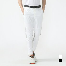 ピン ゴルフウェア スラックス 春 夏 24SS同色系切替え冷感ストレッチテーパードパンツ (6214131201) メンズ PING