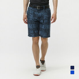 ルコックスポルティフ ゴルフ ゴルフウェア ショートパンツ 春 夏 総柄ハーフパンツ (LG5SHP01M) メンズ le coq sportif GOLF