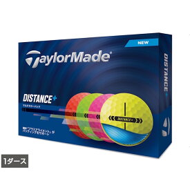 テーラーメイド TMJ25 Distance ＋ (M1805601) 1ダース(12球入) ゴルフ 公認球 TaylorMade
