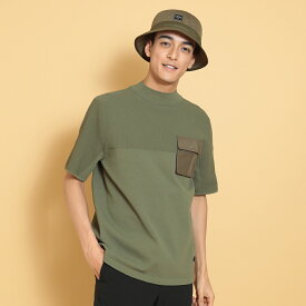 キャロウェイ ゴルフウェア 半袖シャツ 春 夏 カノコ編みニットモックネックシャツ (C25134103) メンズ Callaway