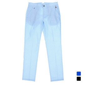 ルコックスポルティフ ゴルフ ゴルフウェア ロングパンツ 春 夏 ギンガムチェックロングパンツ カジュアル (QGMXJD07) メンズ le coq sportif GOLF