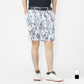 キャロウェイ ゴルフウェア ショートパンツ 春 夏 マルチカラープリントメッシュカノコショートパンツ (C23127106) メンズ Callaway