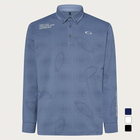 オークリー ゴルフウェア 長袖シャツ 秋 冬 OMBLE JQ LS SHIRT (FOA408242) メンズ OAKLEY