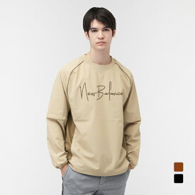 ニューバランス ゴルフウェア 長袖ウインドブレーカー 秋 冬 2WAY CREW NECK SNEED JACKET (0125221001) メンズ New Balance