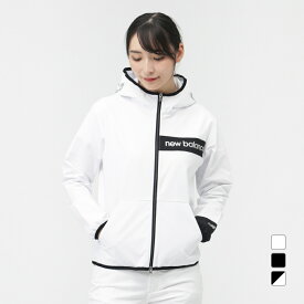 ニューバランス レディース ゴルフウェア 長袖ウインドブレーカー 秋 冬 SOFTSHELL FULL ZIP HOODIE (0125220502) New Balance