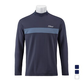 タイトリスト ゴルフウェア 長袖シャツ 秋 冬 ウィンドプルーフ モックシャツ TLPMT306J (6665709904) メンズ Titleist