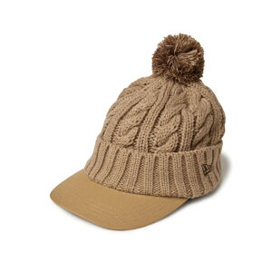 j[G fB[X StEFA jbgXq H ~ GFW VISOR KNIT POM BEI (14668994) NEW ERA