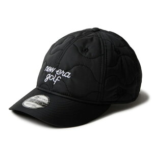 ニューエラ ゴルフウェア キャップ 秋 冬 GF 930 QUILTING BLK (14669136) メンズ NEW ERA