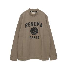 レノマ ゴルフウェア 長袖シャツ 秋 冬 BASIC COLLEGE LOGO MOCK NECK T LS (RGRC-008) メンズ renoma